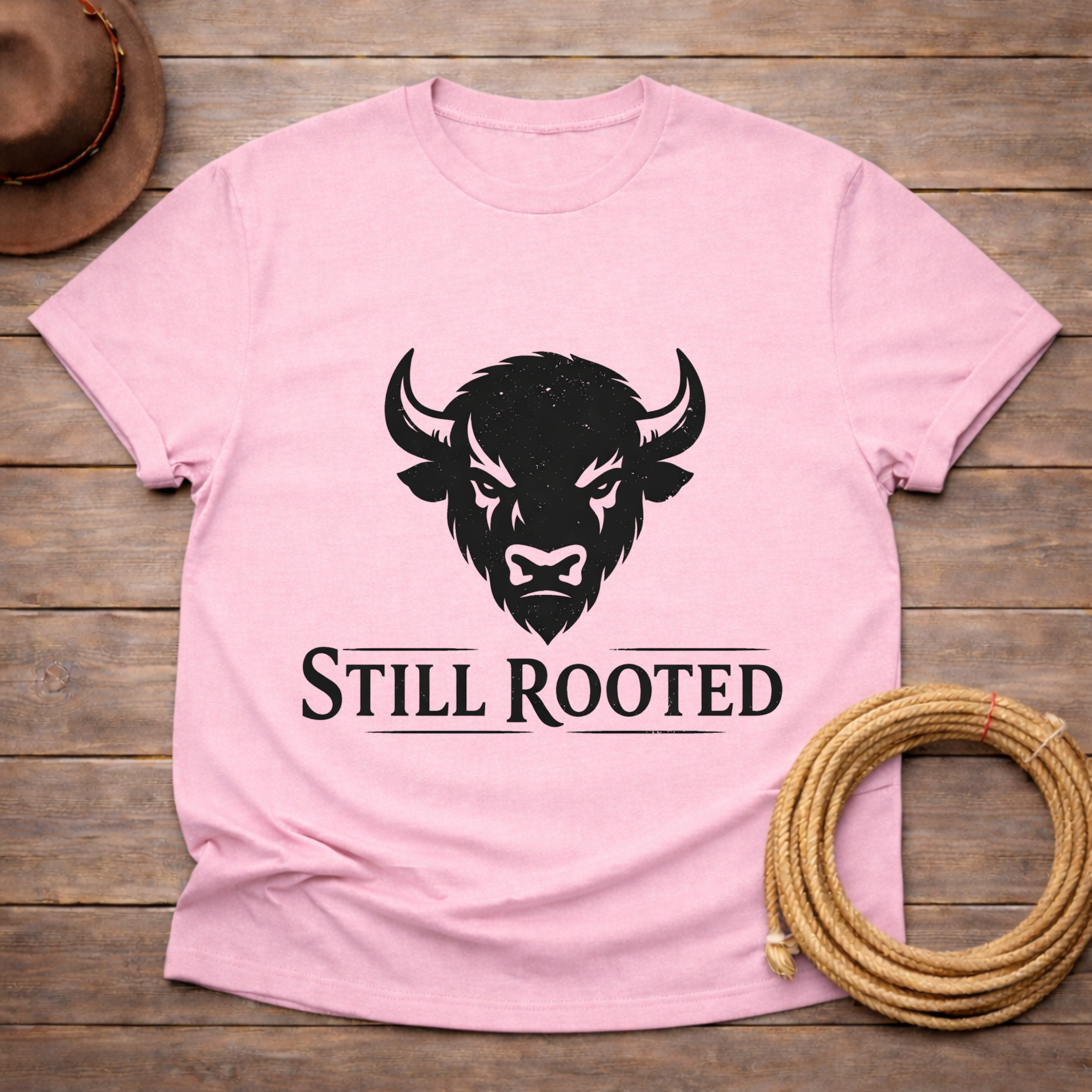 Still Rooted Buffalo Head T-shirt