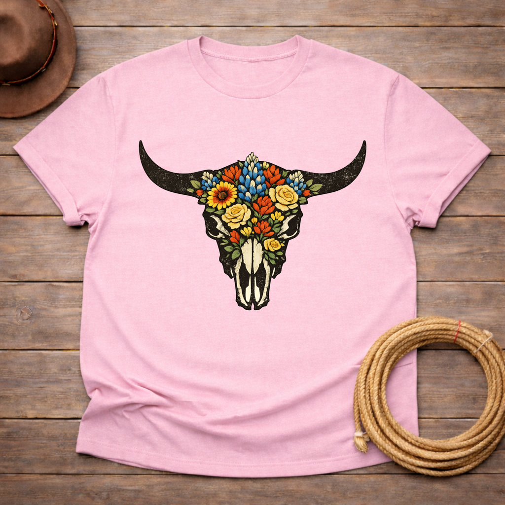 Longhorn Wildflowers T-shirt