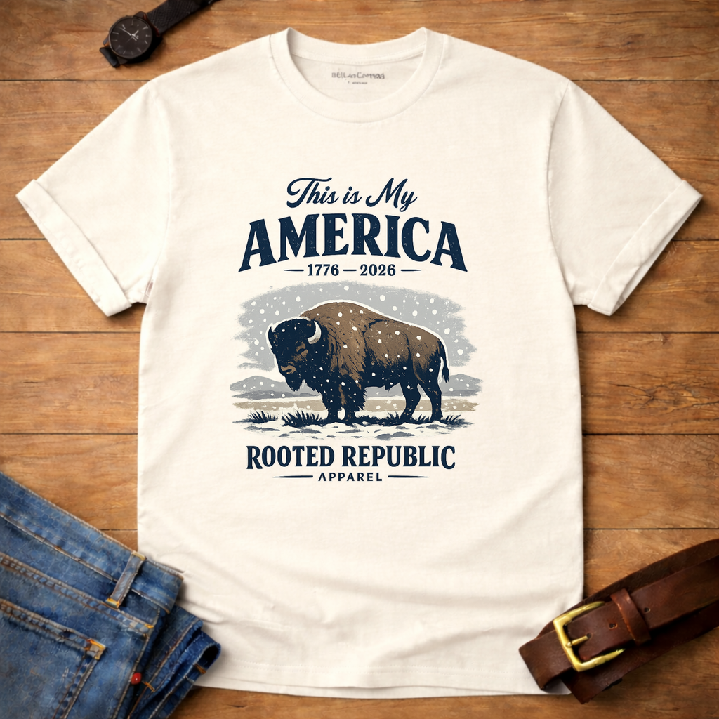 My America Buffalo T-shirt