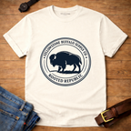 Yellowstone Buffalo Supply Badge T-shirt