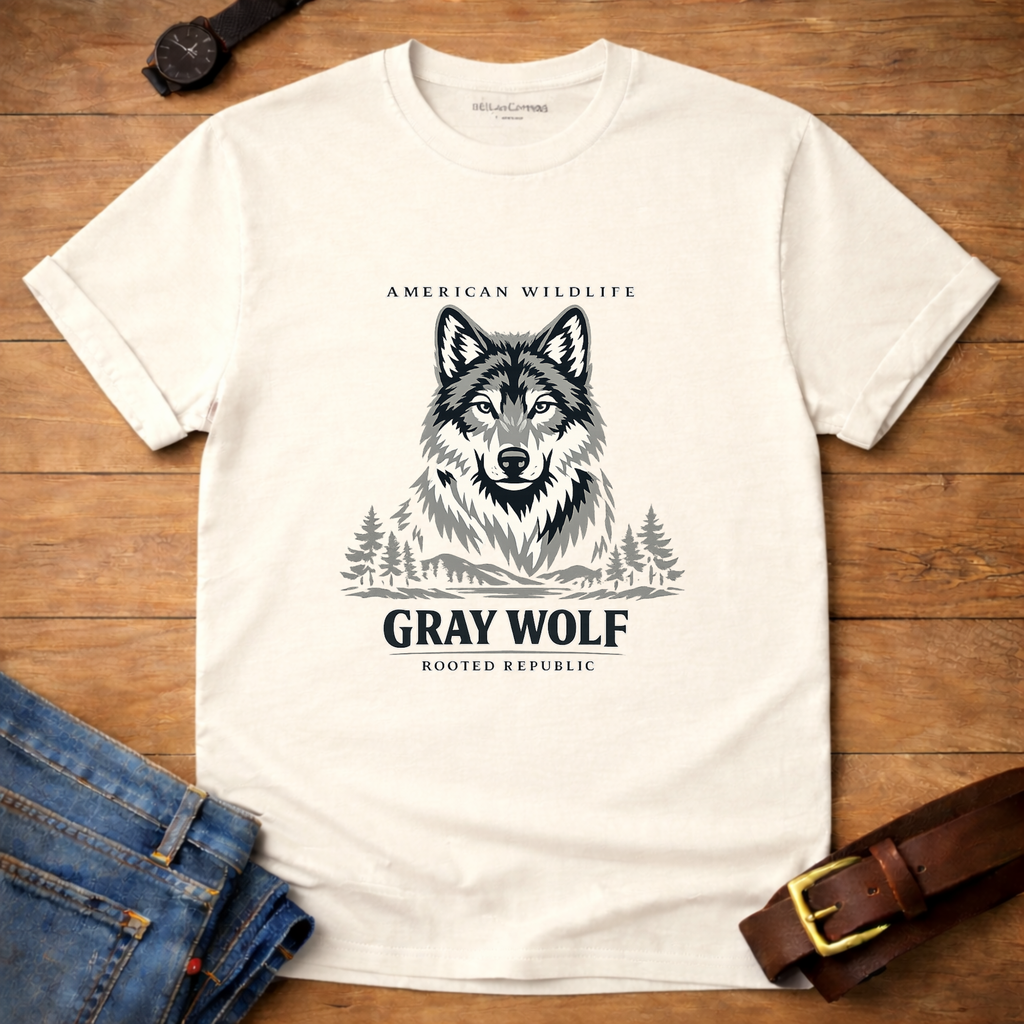 American Wildlife Wolf T-shirt