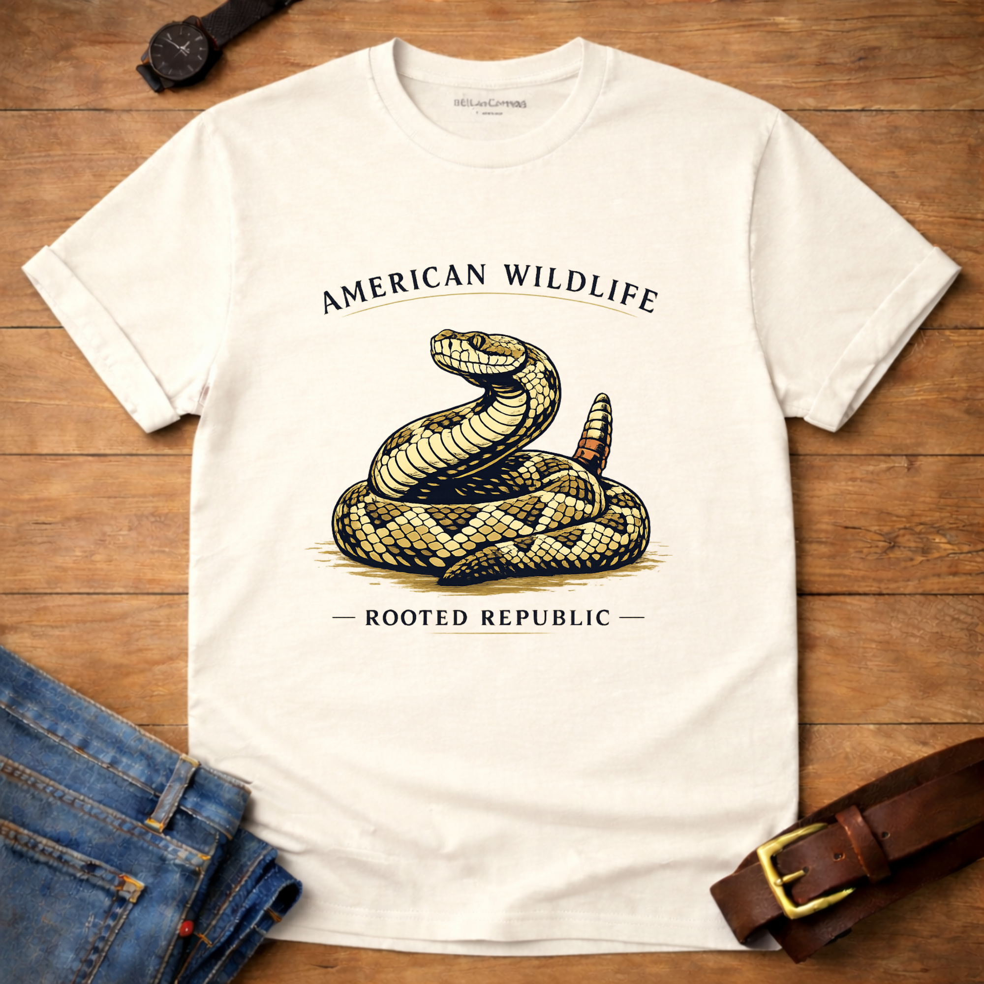 American Wildlife Rattlesnake T-shirt