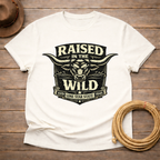Raised Wild Texas Longhorn Badge T-shirt