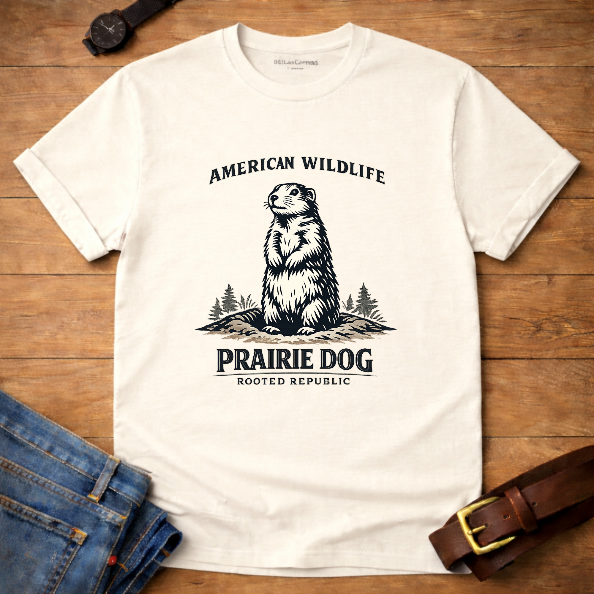 American Wildlife Prairie Dog T-shirt