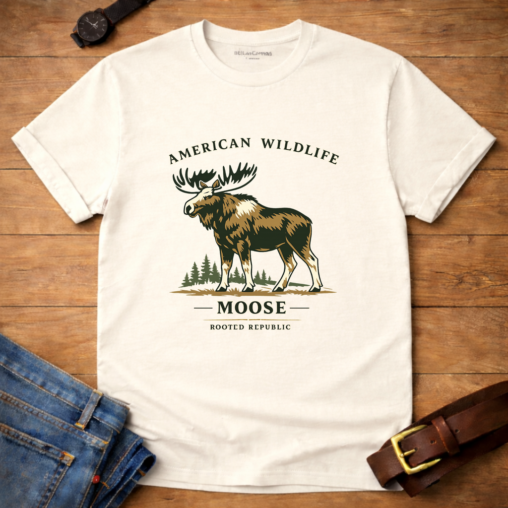 American Wildlife Moose T-shirt