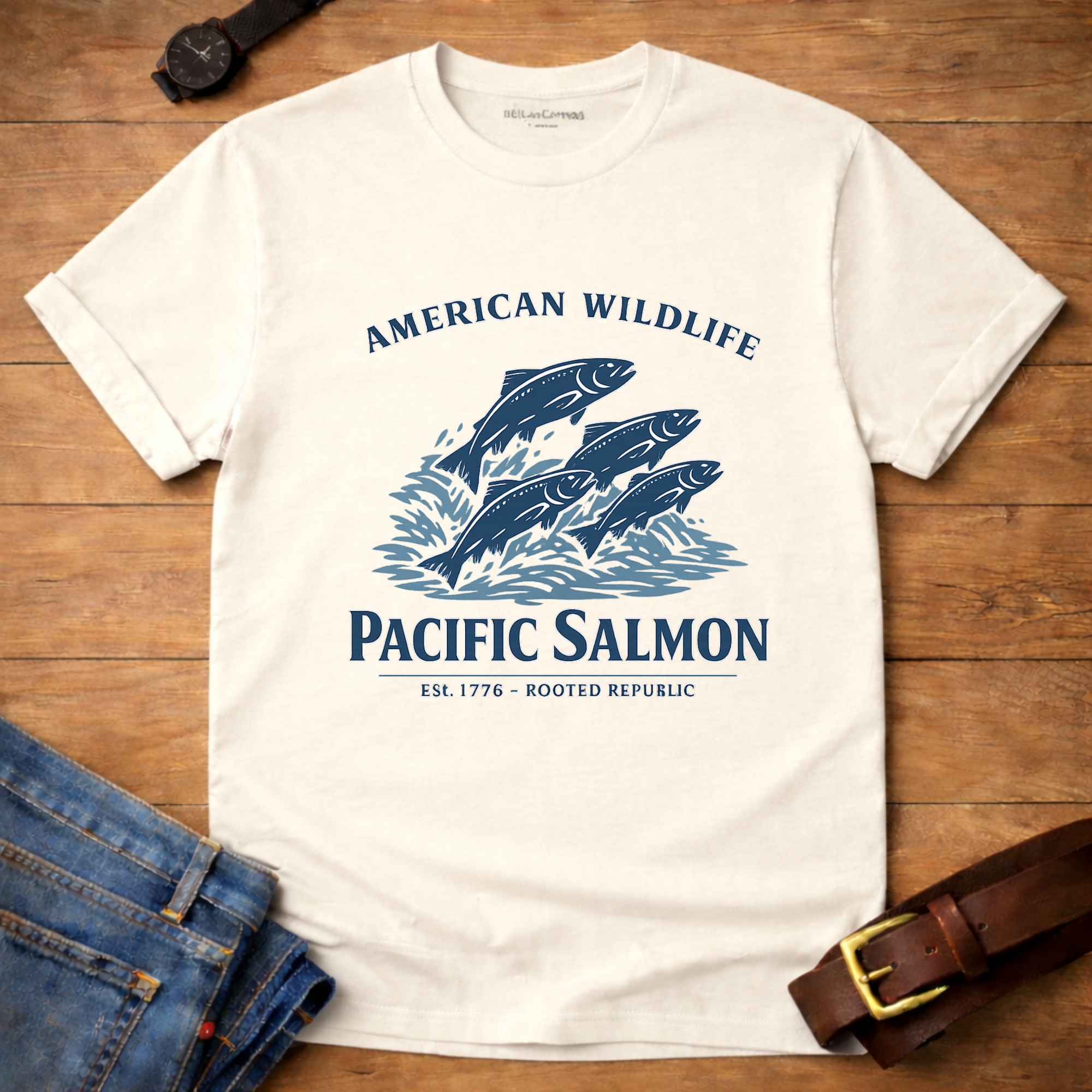 Wildlife Salmon T-shirt