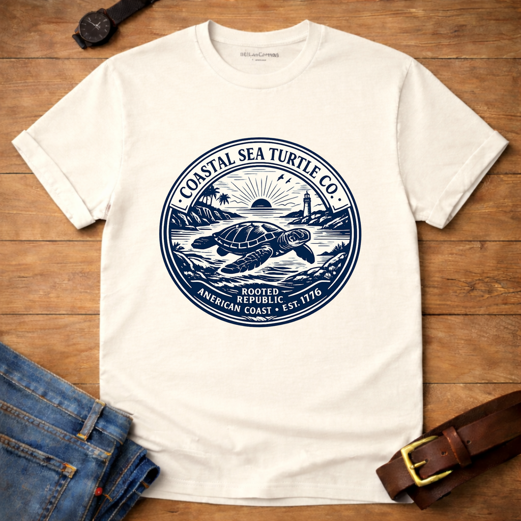 Sea Turtle Badge T-shirt