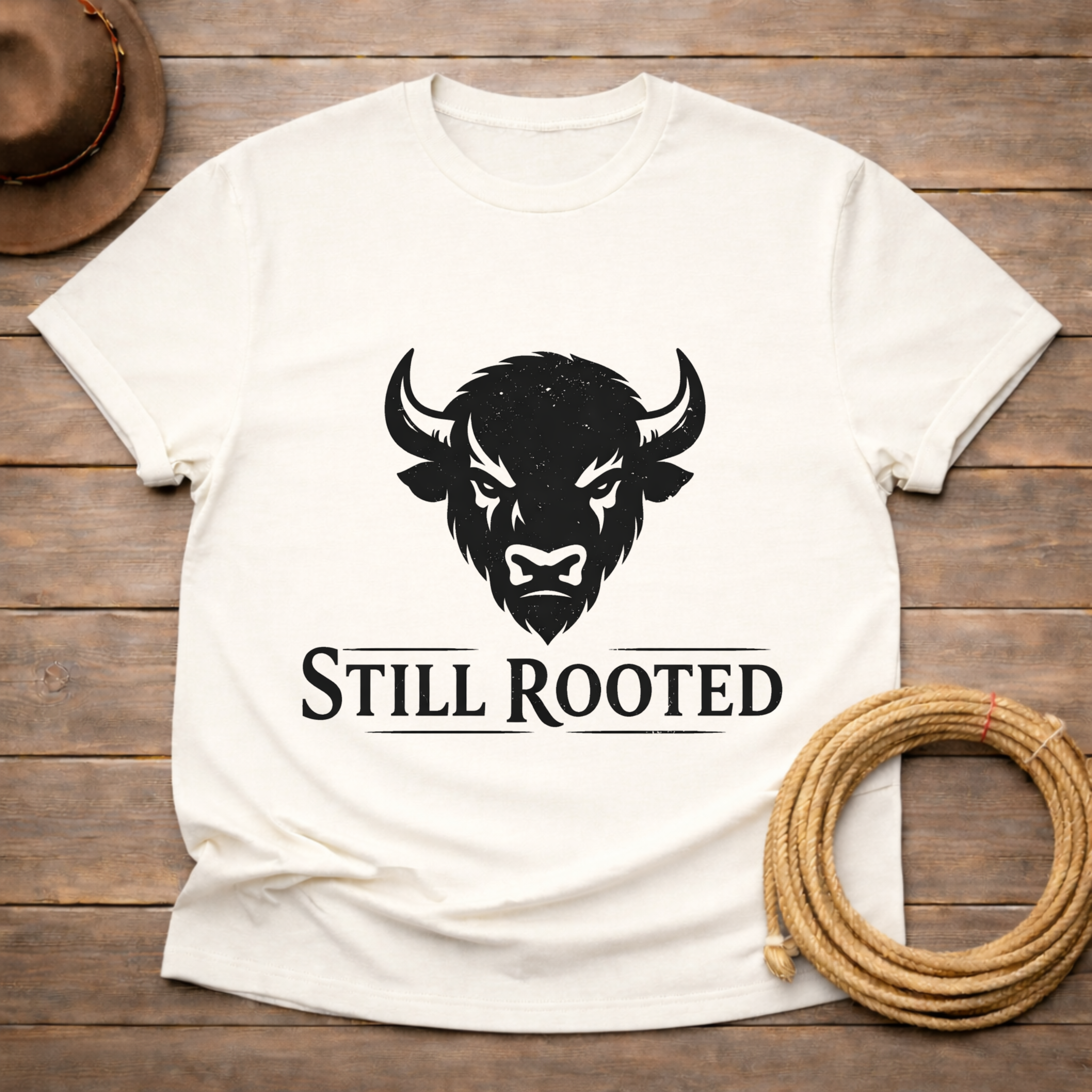 Still Rooted Buffalo Head T-shirt
