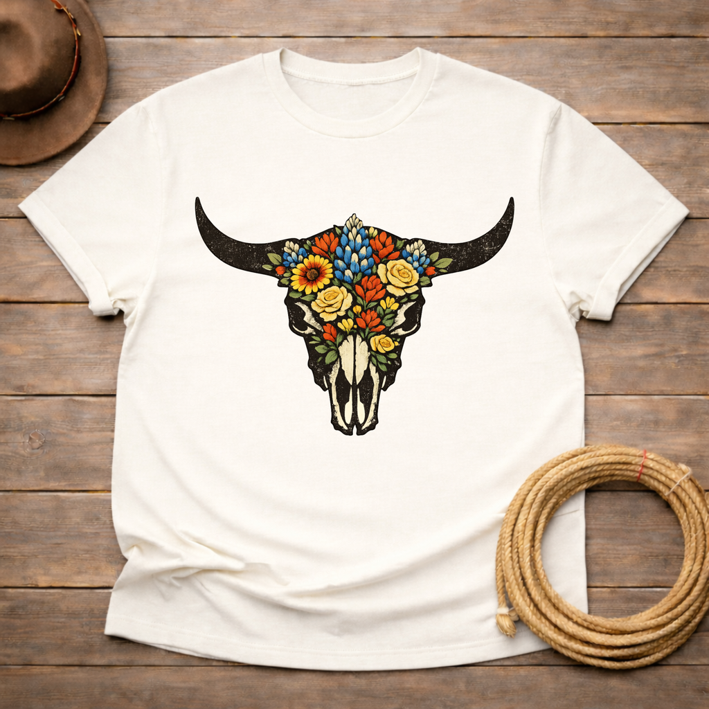 Longhorn Wildflowers T-shirt