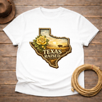 Raised in Texas Yellow Rose T-shirt