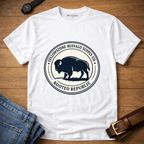 Yellowstone Buffalo Supply Badge T-shirt