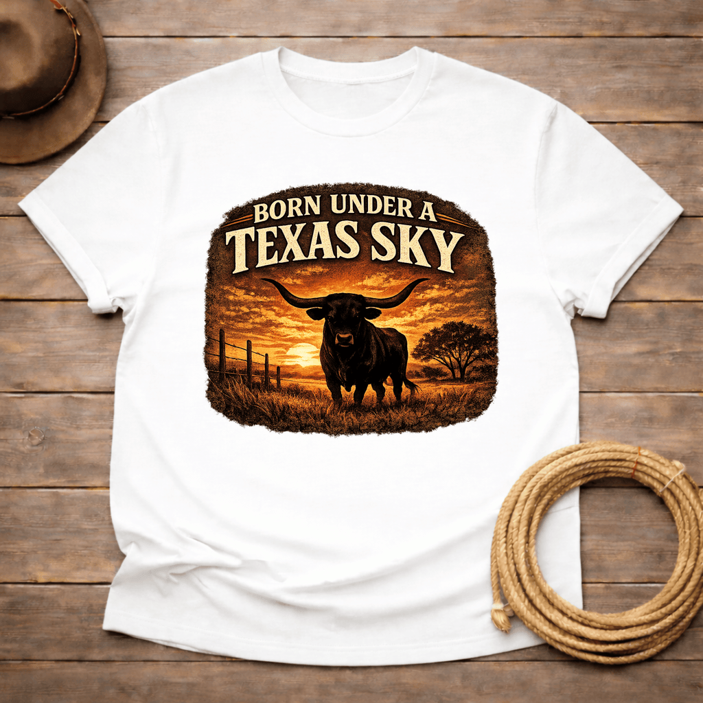Born under a Texas Sky T-shirt