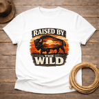 Raised by the Wild Buffalo Sunset T-shirt