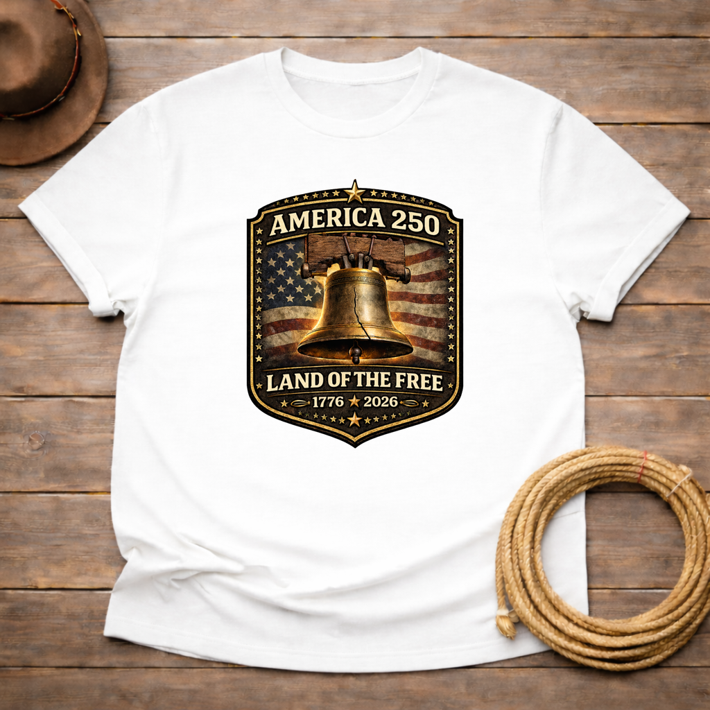 Land of the Free Liberty Bell T-shirt