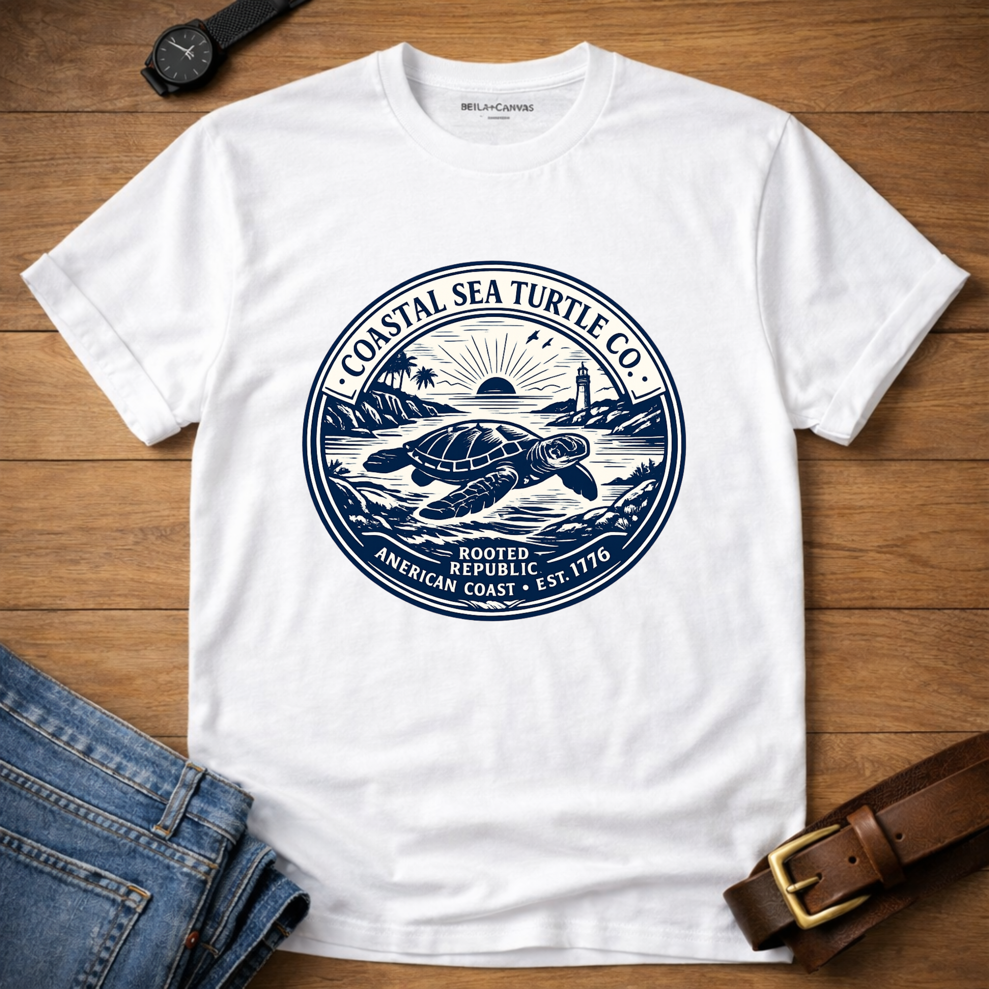 Sea Turtle Badge T-shirt