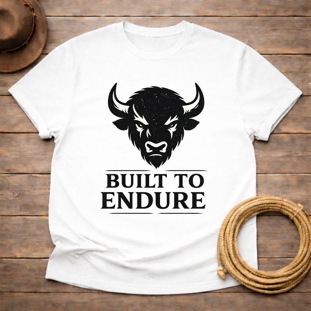 Built to Endure Buffalo Head T-shirt