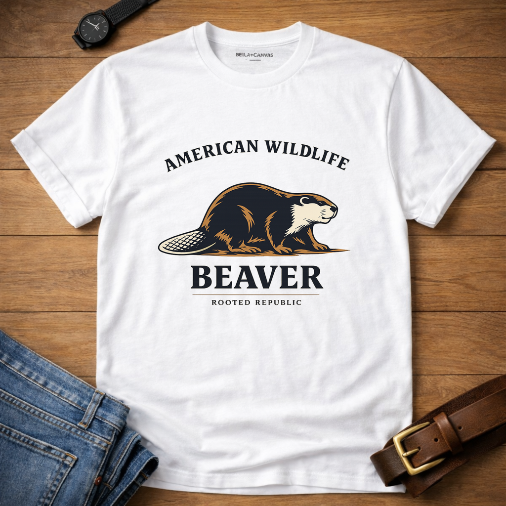 American Wildlife Beaver T-shirt