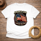American 250 Land of the Free Flag T-shirt