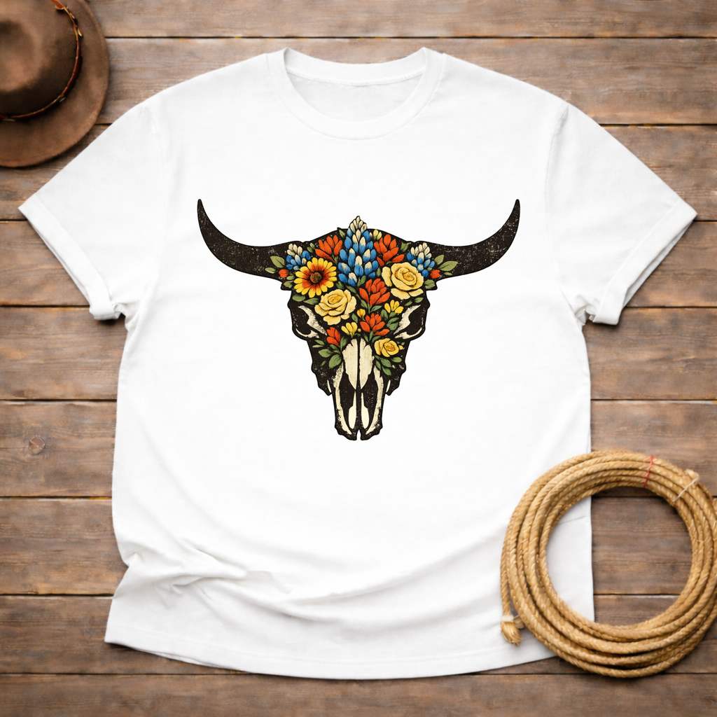 Longhorn Wildflowers T-shirt
