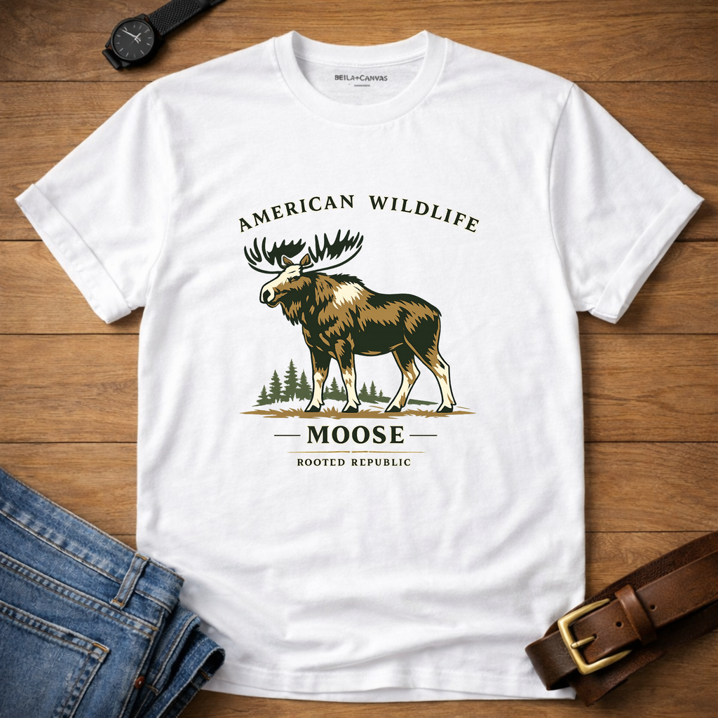 American Wildlife Moose T-shirt