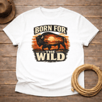 Born for the Wild Buffalo Sunset T-shirt