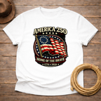 America 250 Home of the Brave Flag T-shirt