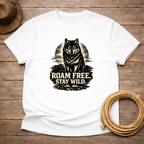 Roam Free Stay Wild Wolf T-shirt