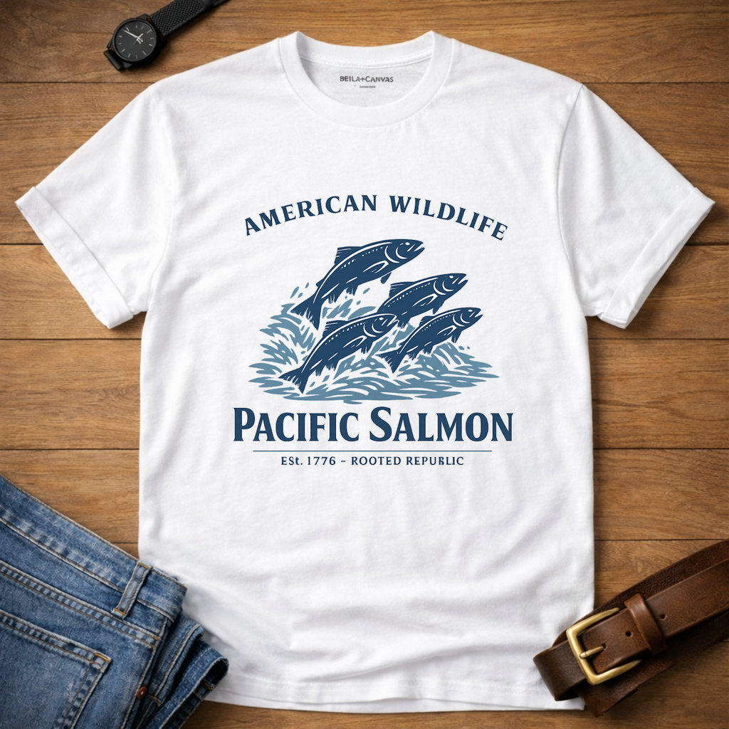Wildlife Salmon T-shirt