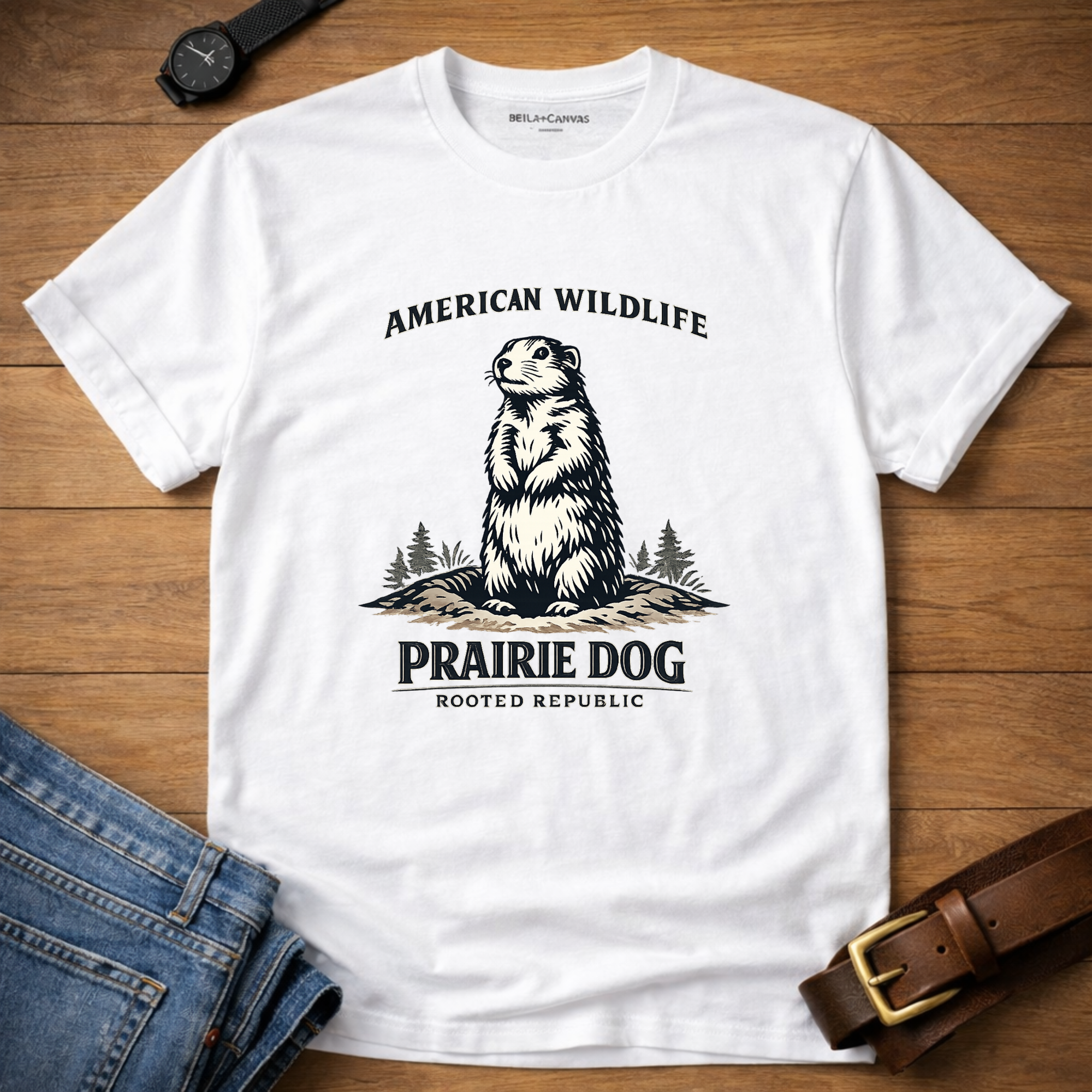 American Wildlife Prairie Dog T-shirt