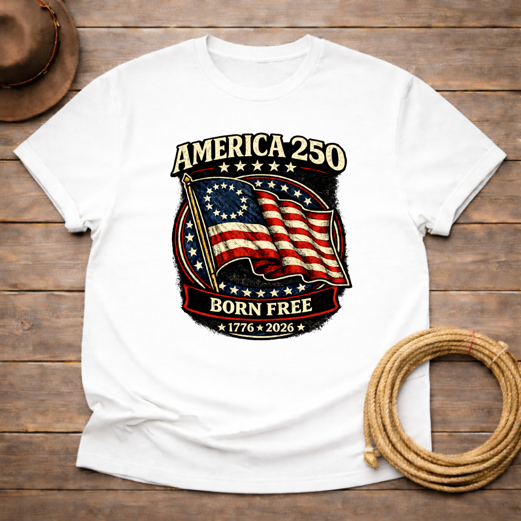 America 250 "Born Free" T-Shirt
