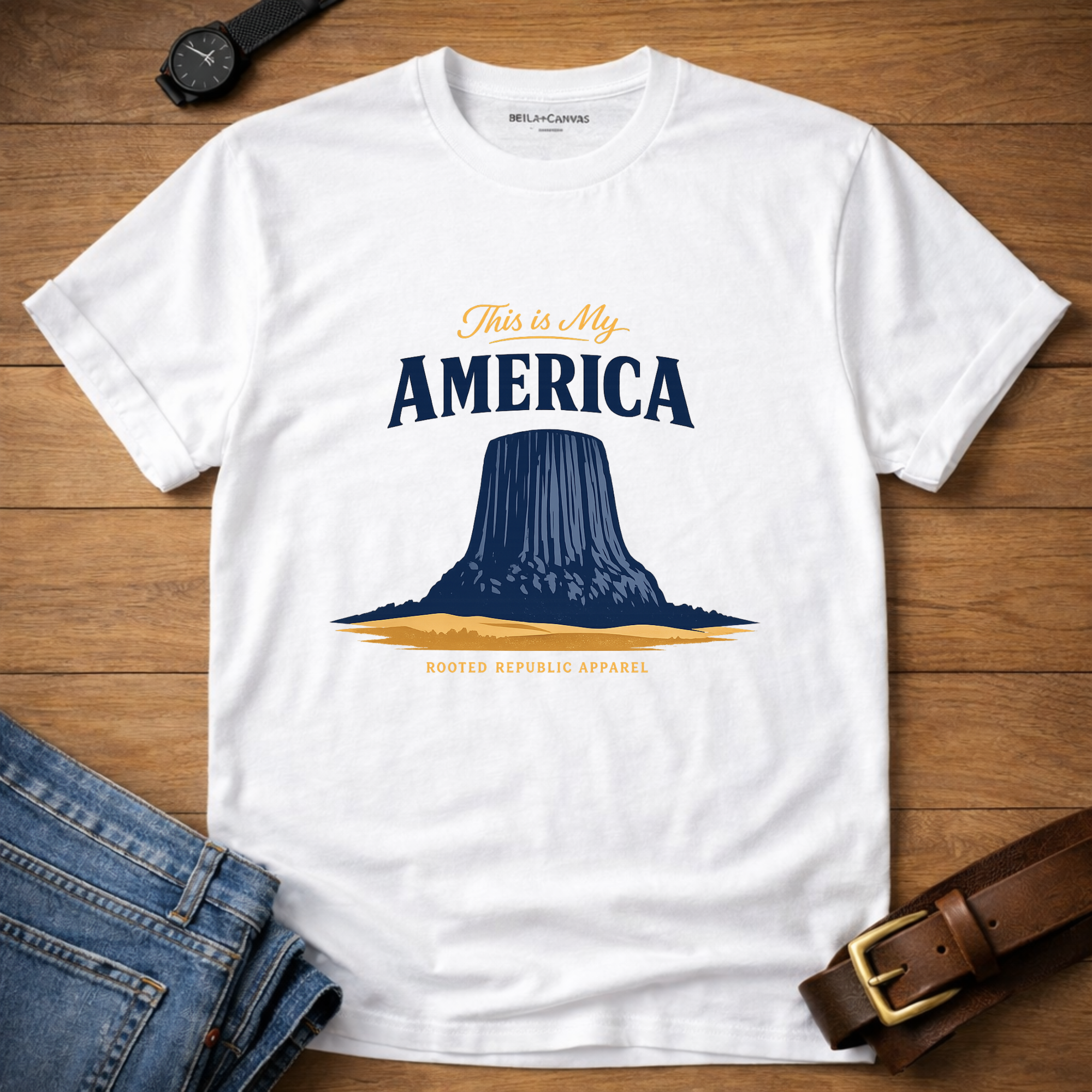 My America Devils Tower T-shirt
