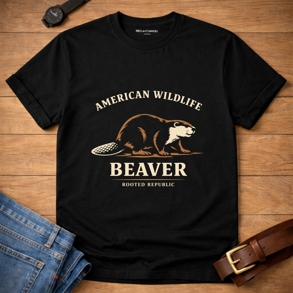 American Wildlife Beaver T-shirt