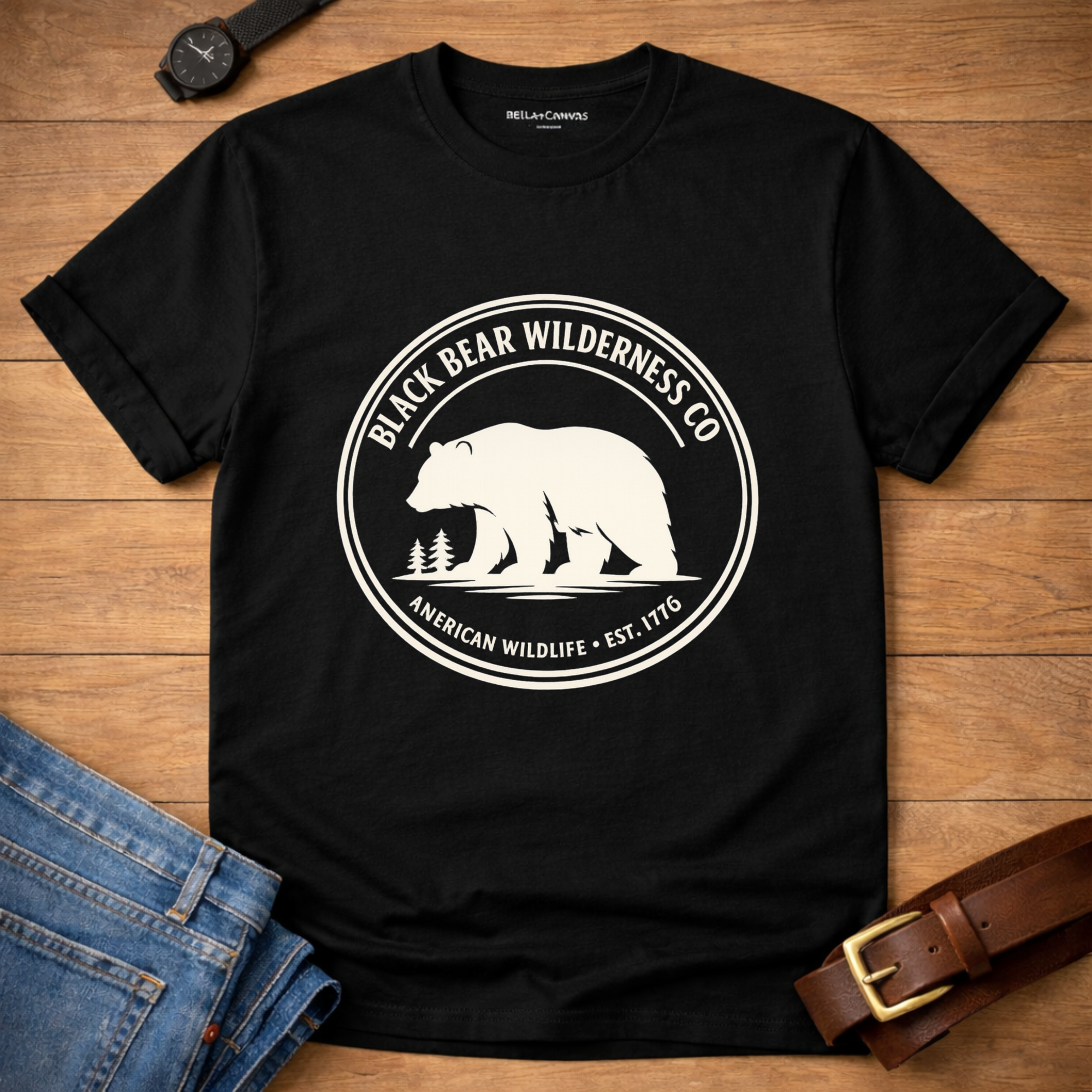 Black Bear Wilderness Co Badge T-shirt