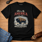 My America Buffalo T-shirt