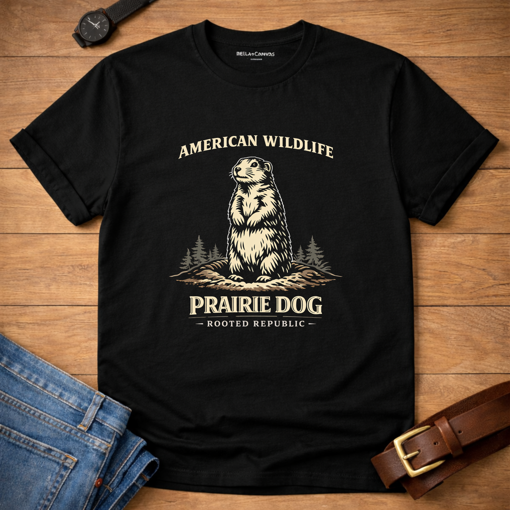 American Wildlife Prairie Dog T-shirt