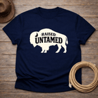 Raised Untamed While Buffalo T-shirt