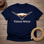Texas Wild Longhorn Silhouette T-shirt