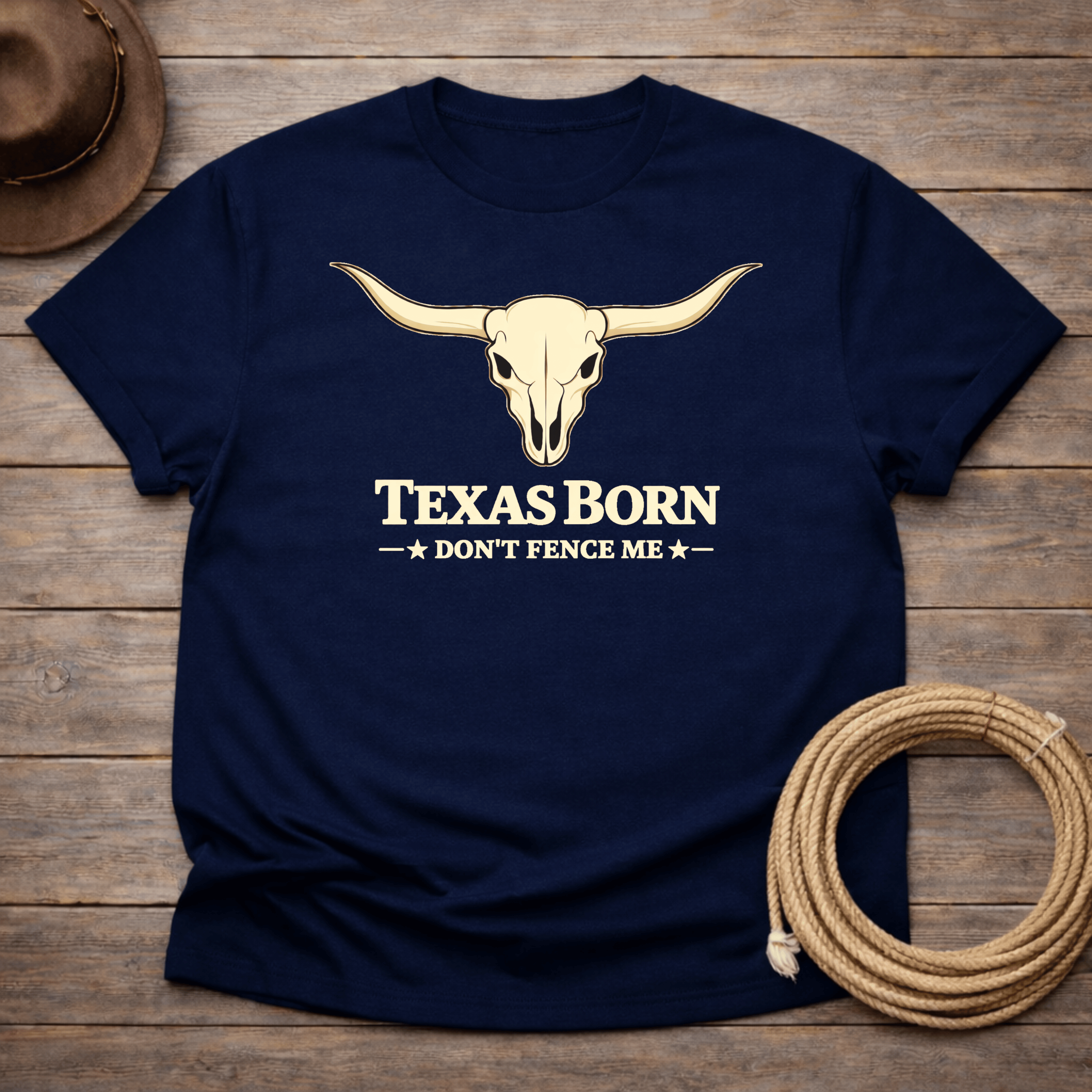 Texas Born Don't Fence Me T-shirt