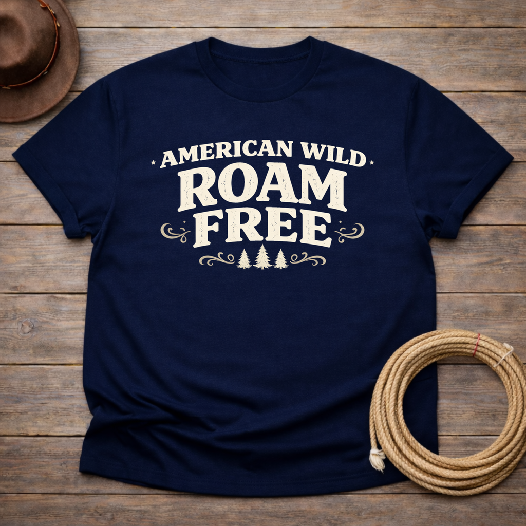 American Wild Roam Free T-shirt