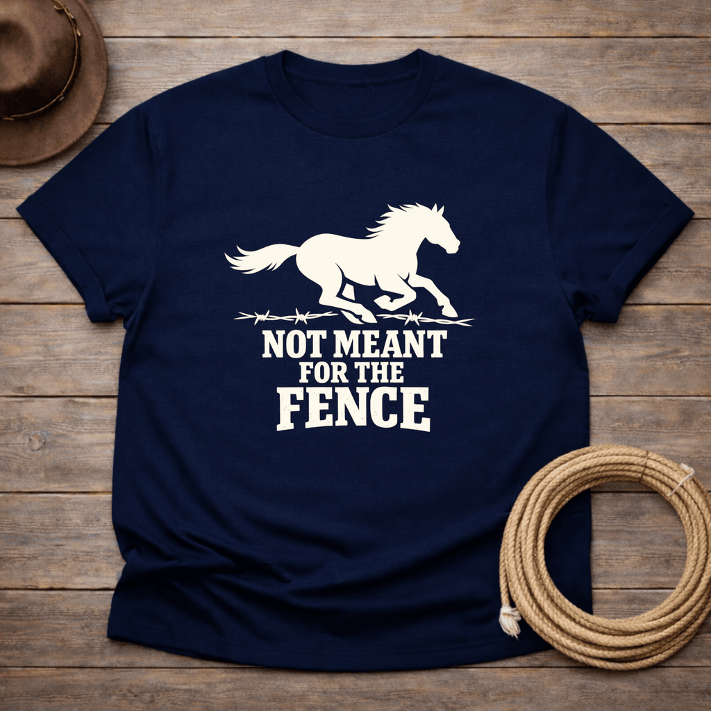 Not Meant for the Fence Mustang T-shirt