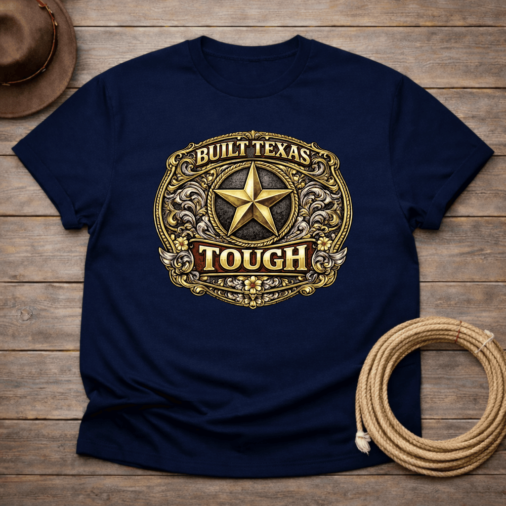 Built Texas Tough Buckle T-shirt
