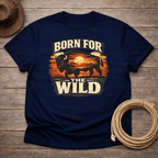 Born for the Wild Buffalo Sunset T-shirt