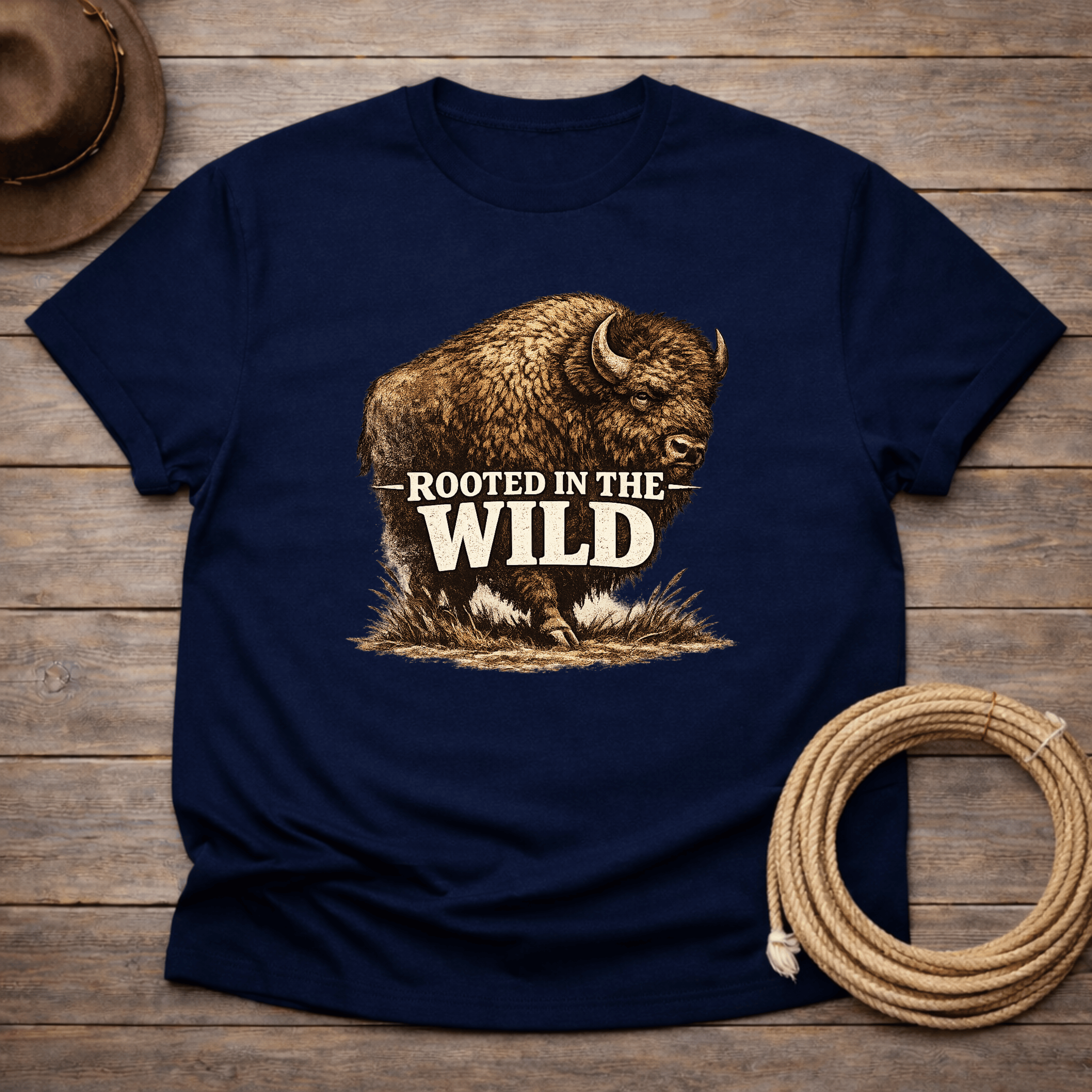 Rooted in the Wild Buffalo T-shirt
