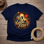 Land of the Free Patriotic T-shirt