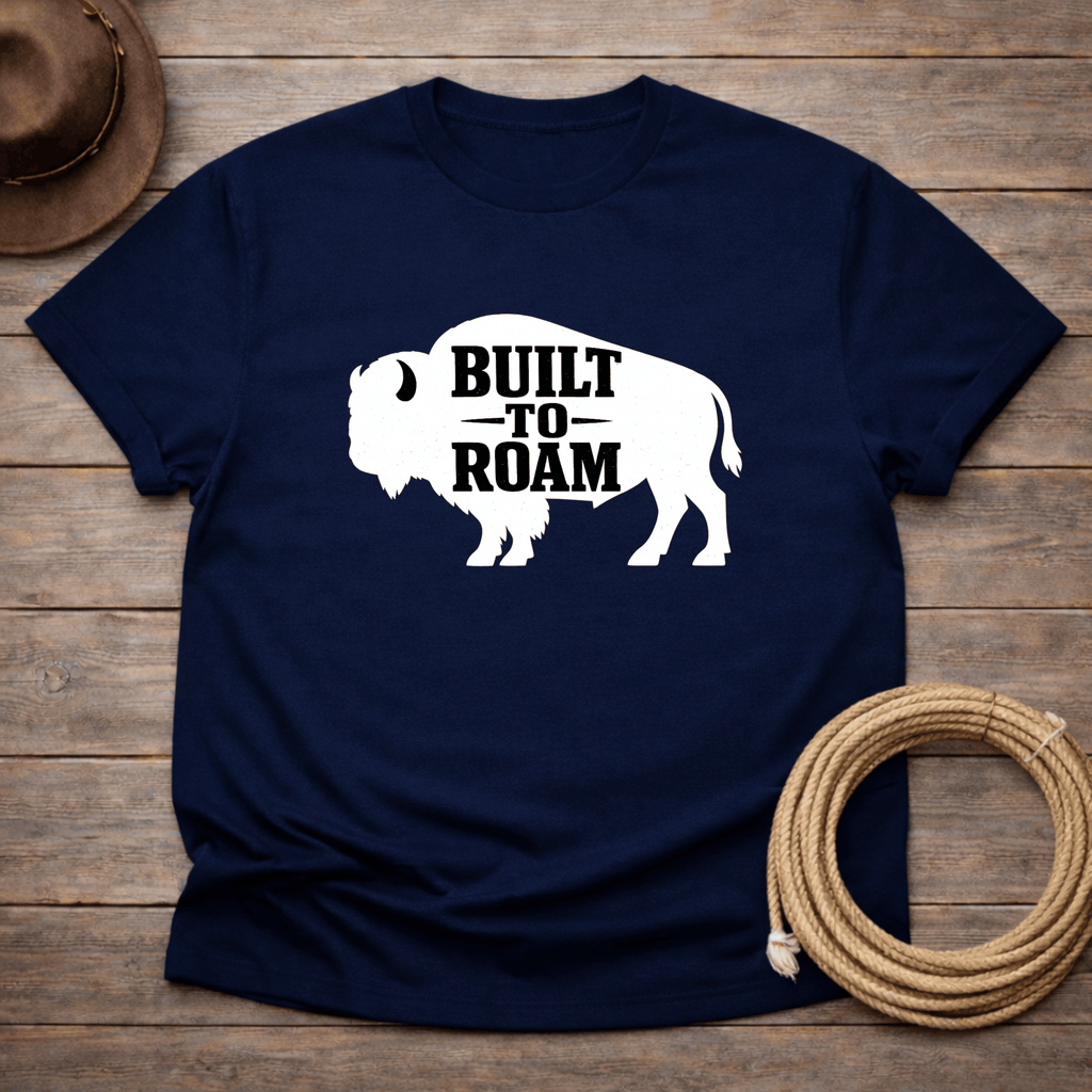 Built to Roam White Buffalo T-shirt
