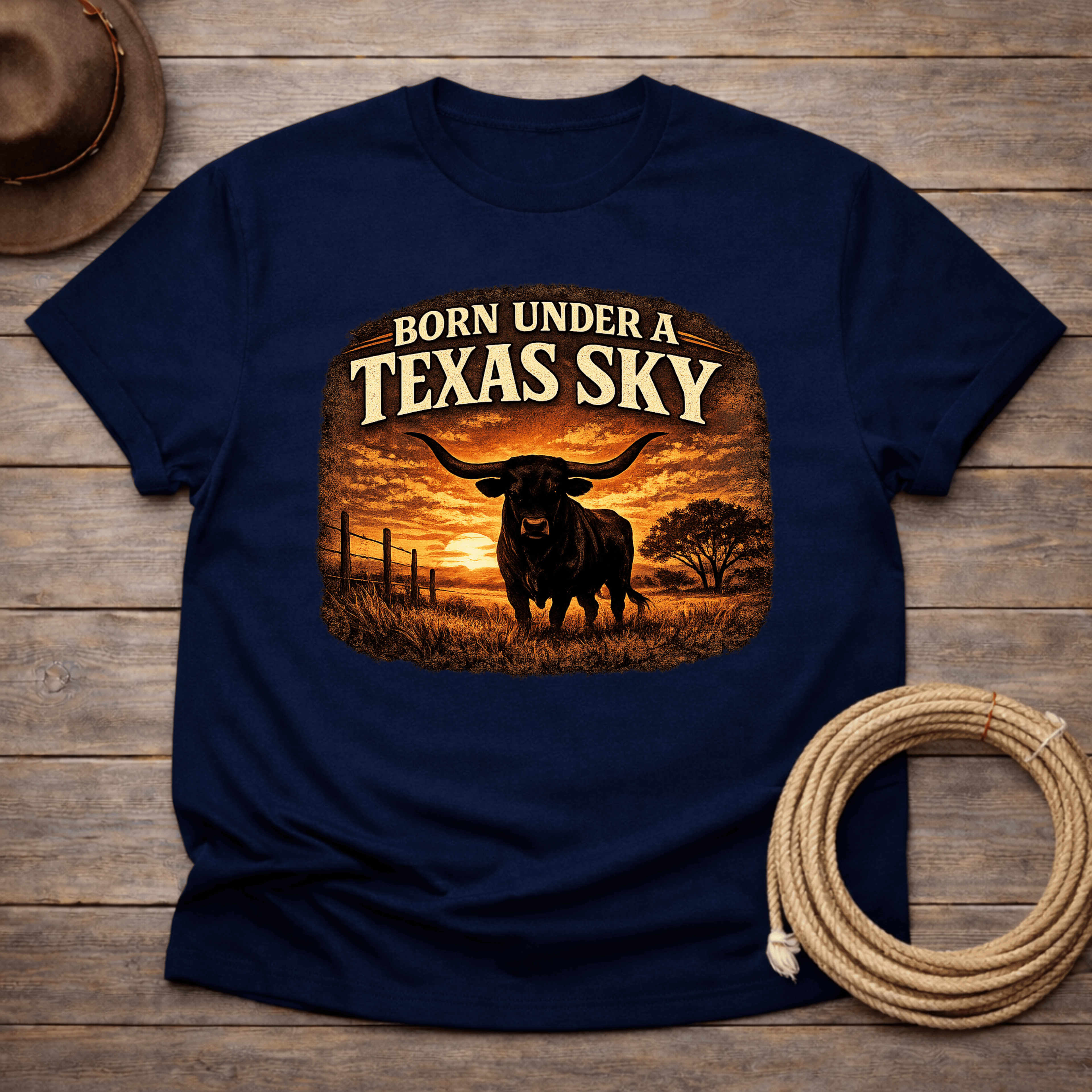 Born under a Texas Sky T-shirt