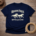 Roam Free Rooted in the Land Mustang T-shirt