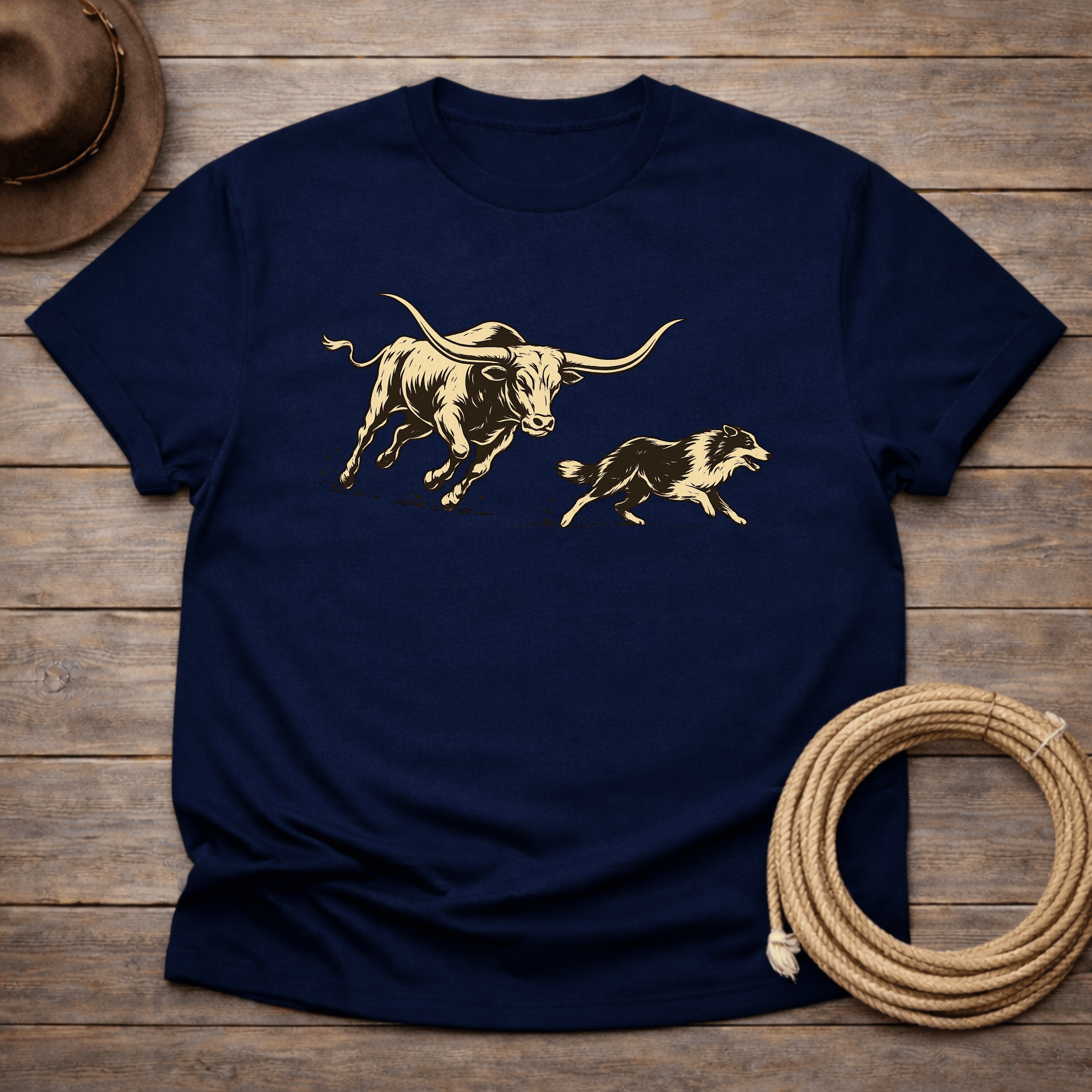 Longhorn Chase T-shirt