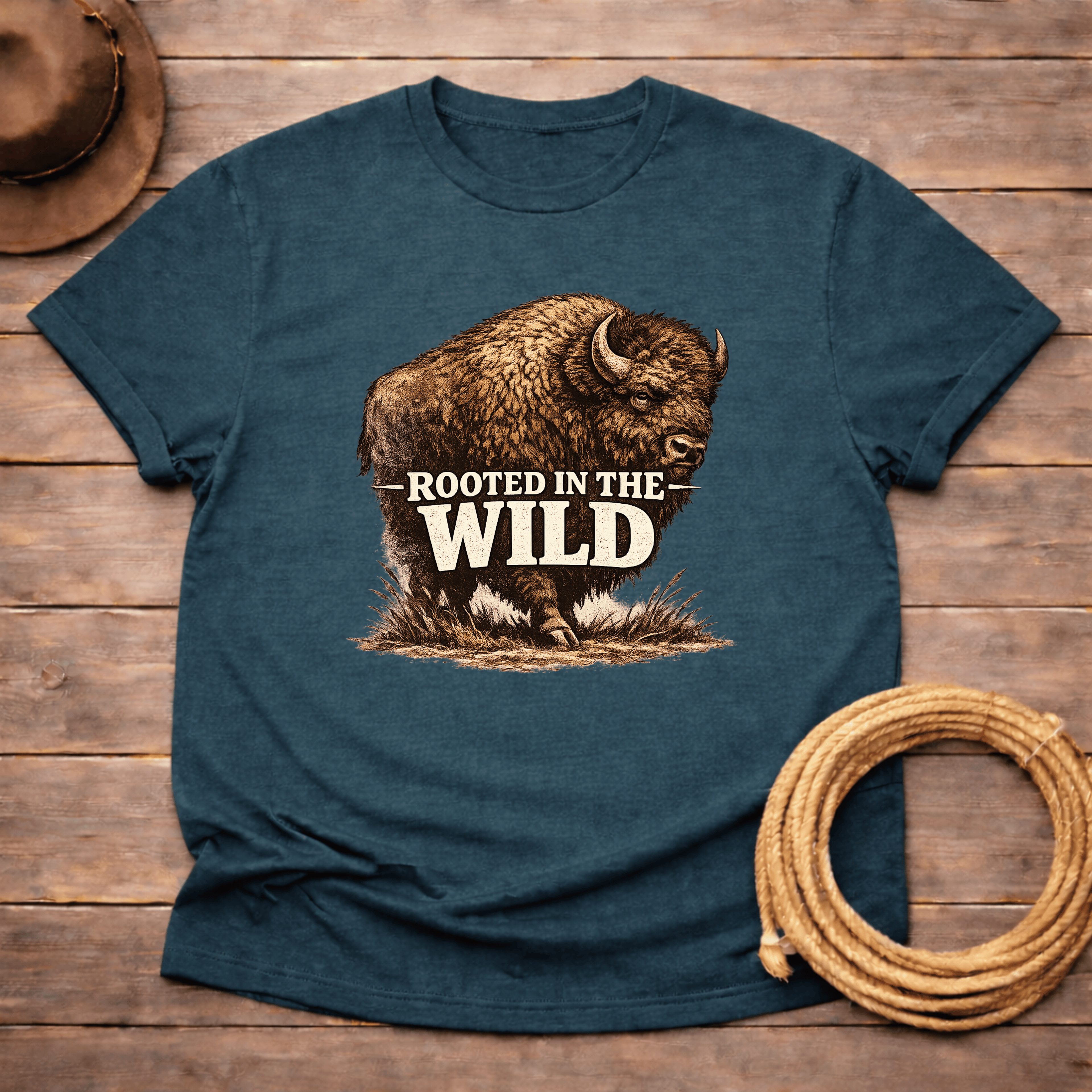 Rooted in the Wild Buffalo T-shirt