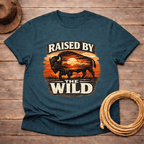 Raised by the Wild Buffalo Sunset T-shirt